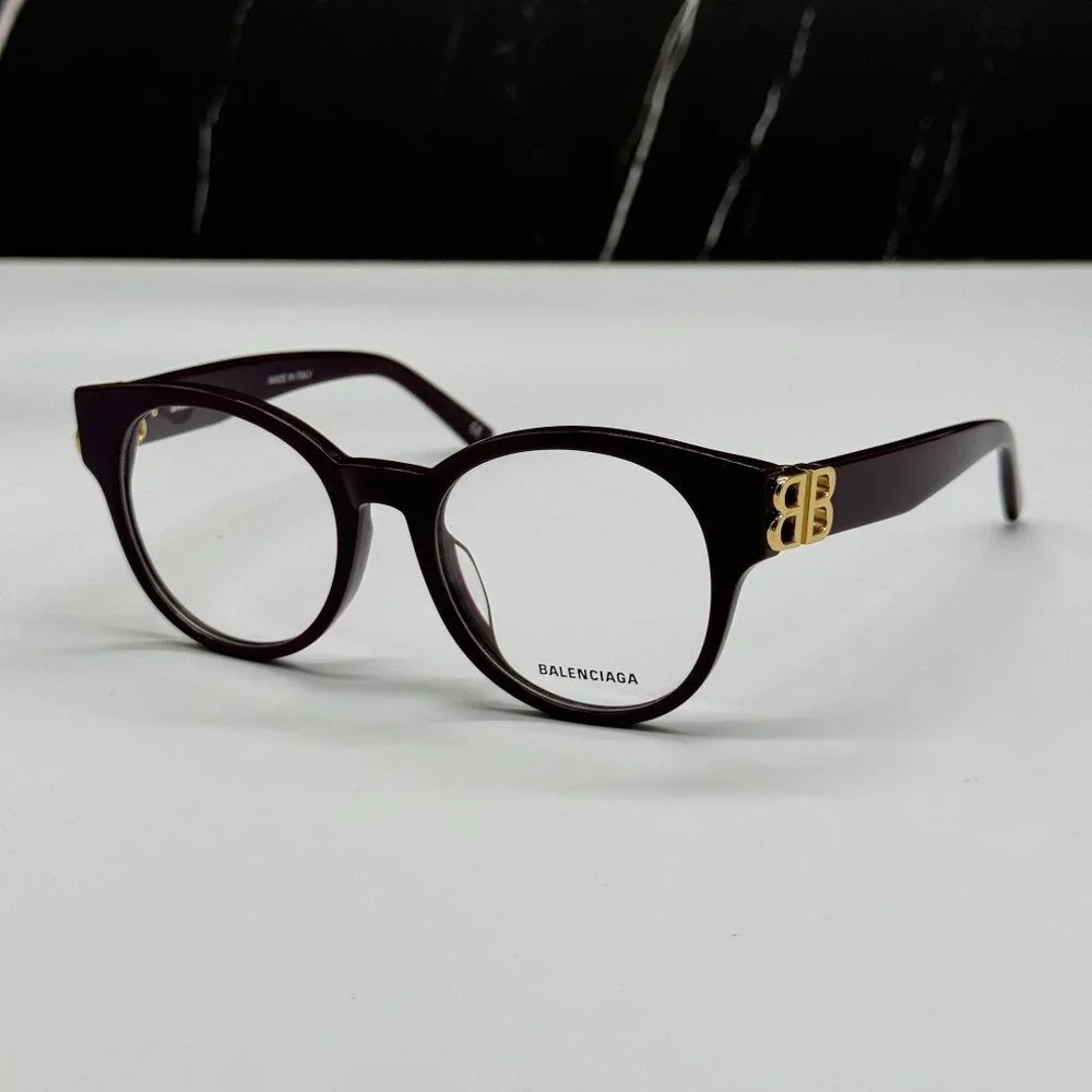 NEW BALENCIAGA BB0173O 003 VIOLET WOMEN EYEGLASSES BALENCIAGA